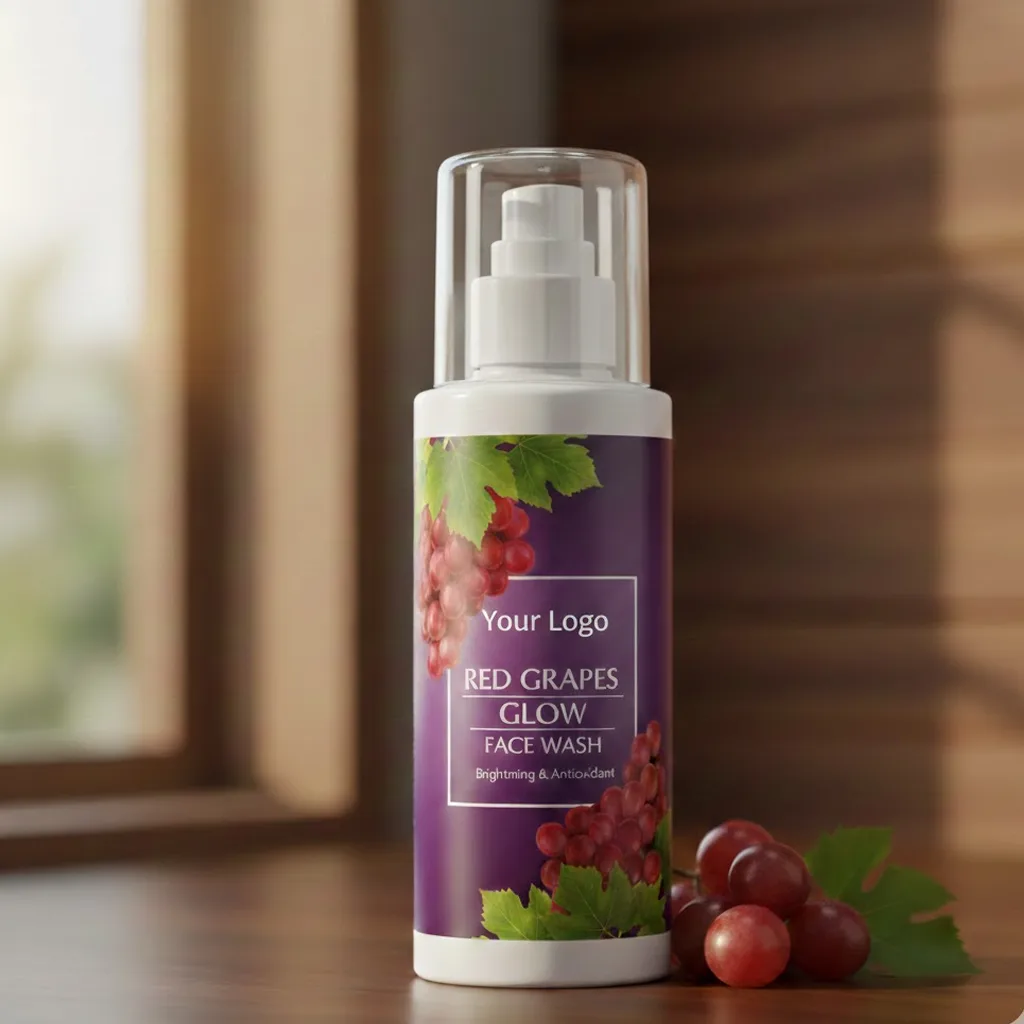 Red Grapes Glow Face Wash